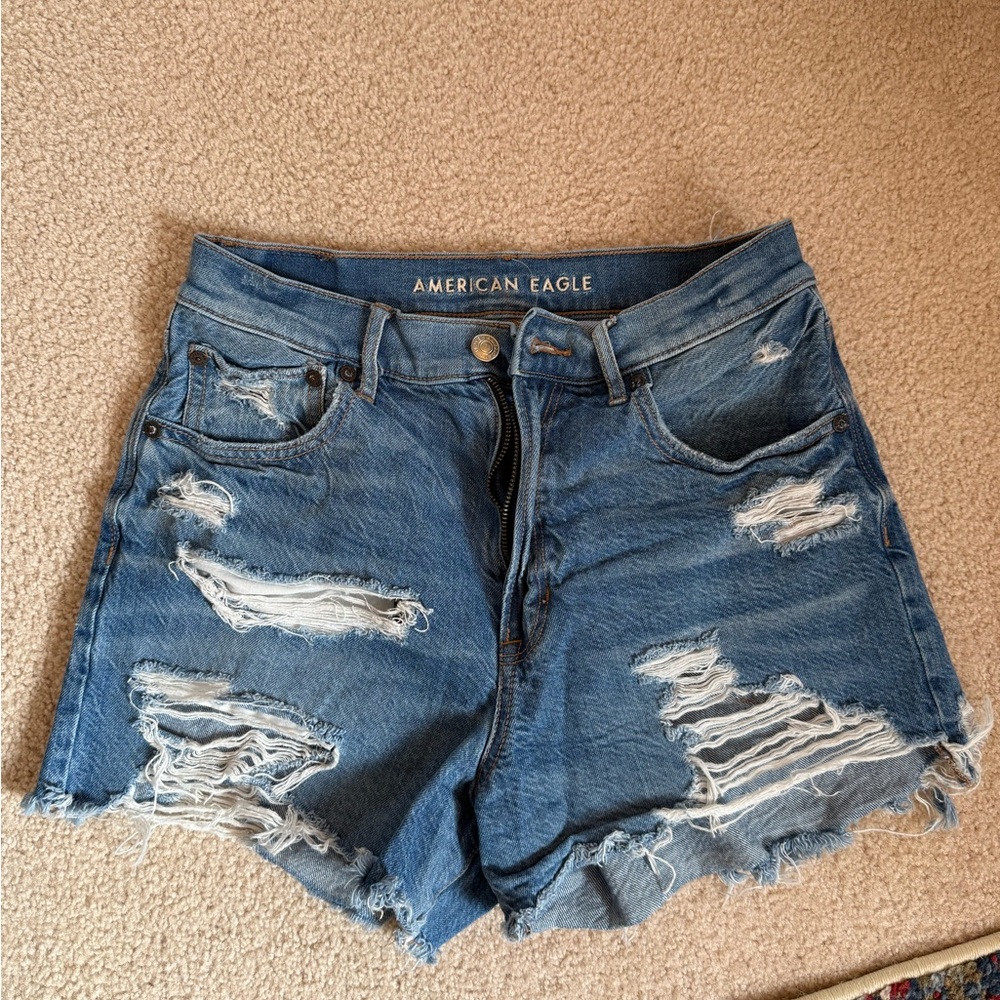 American Eagle Outfitters Distressed Denim Shorts
